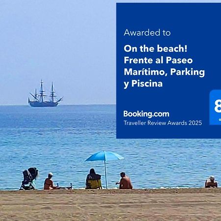 Apartamento en la playa! Parking, wifi, piscina, aire acondicionado y Netflix! Málaga Exterior foto