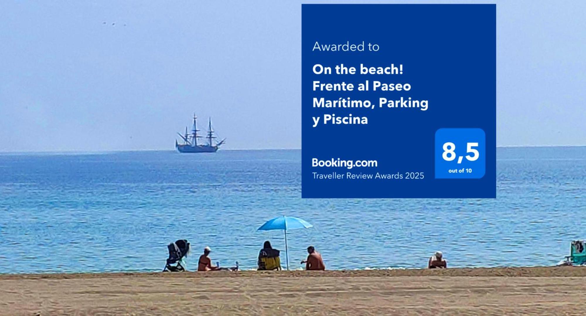 Apartamento en la playa! Parking, wifi, piscina, aire acondicionado y Netflix! Málaga Exterior foto